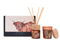 Meg Hawkins Mini Candle & Diffuser Set - Highland Cow Apple Orchard