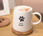 Best of Breed Paw Prints Mug Cat Dad
