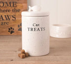 Best of Breed Paw Prints Treat Jar Cat