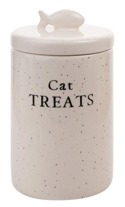 Best of Breed Paw Prints Treat Jar Cat