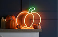 Festive Halloween Neon Lit Flex Pumpkin Light 33cm