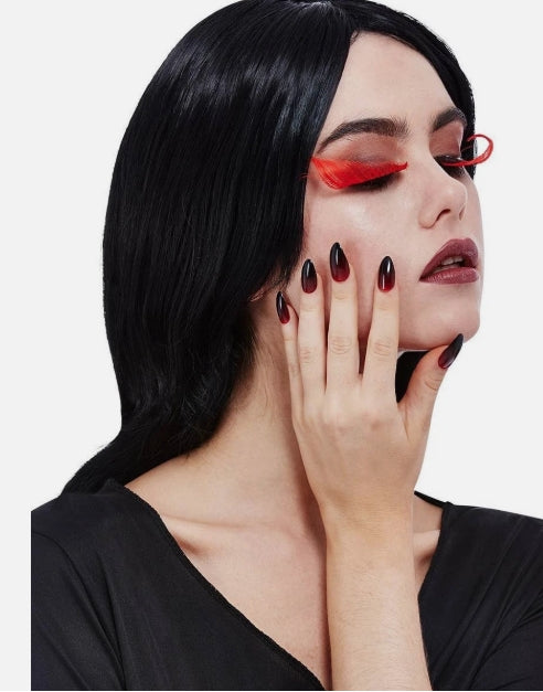 Halloween Gothic Eyelash and Nail Set