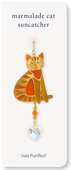Crystal Dreams Sitting Cat - Marmalade