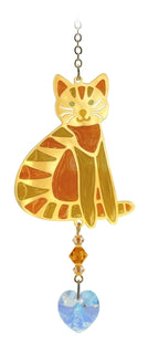 Crystal Dreams Sitting Cat - Marmalade