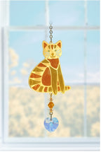 Crystal Dreams Sitting Cat - Marmalade