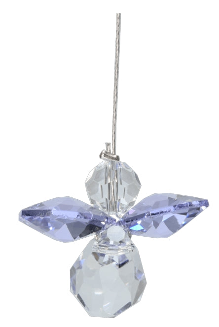Crystal Guardian Angel - Light Amethyst