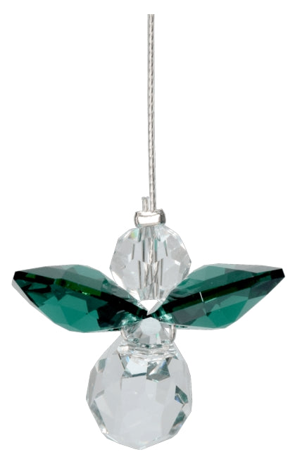 Crystal Guardian Angel - Emerald