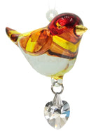 Fantasy Glass Pretty Little Bird - Goldfinch