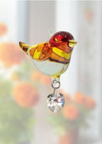 Fantasy Glass Pretty Little Bird - Goldfinch