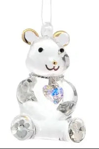 Fastasy Glass Happy Little Bear - Crystal