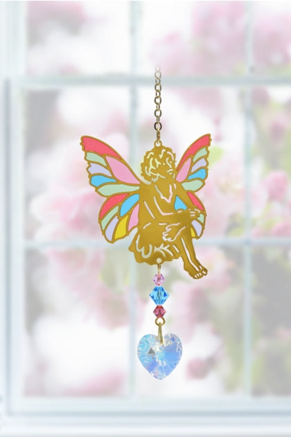 Crystal Dreams Sitting Fairy