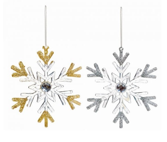 Premier 15cm Clear Acrylic Snowflake