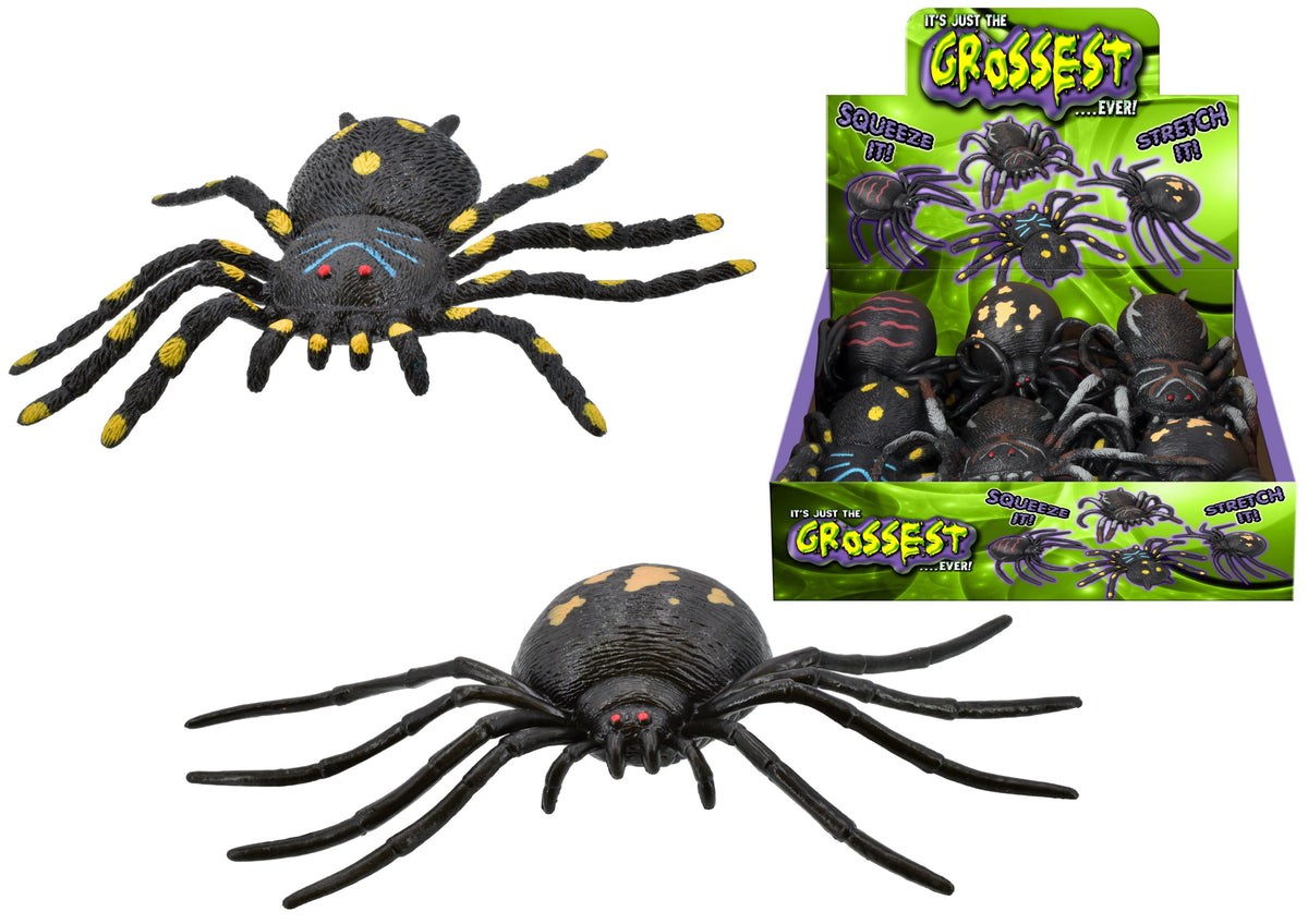 6.5" Stretchy Spider With Bean