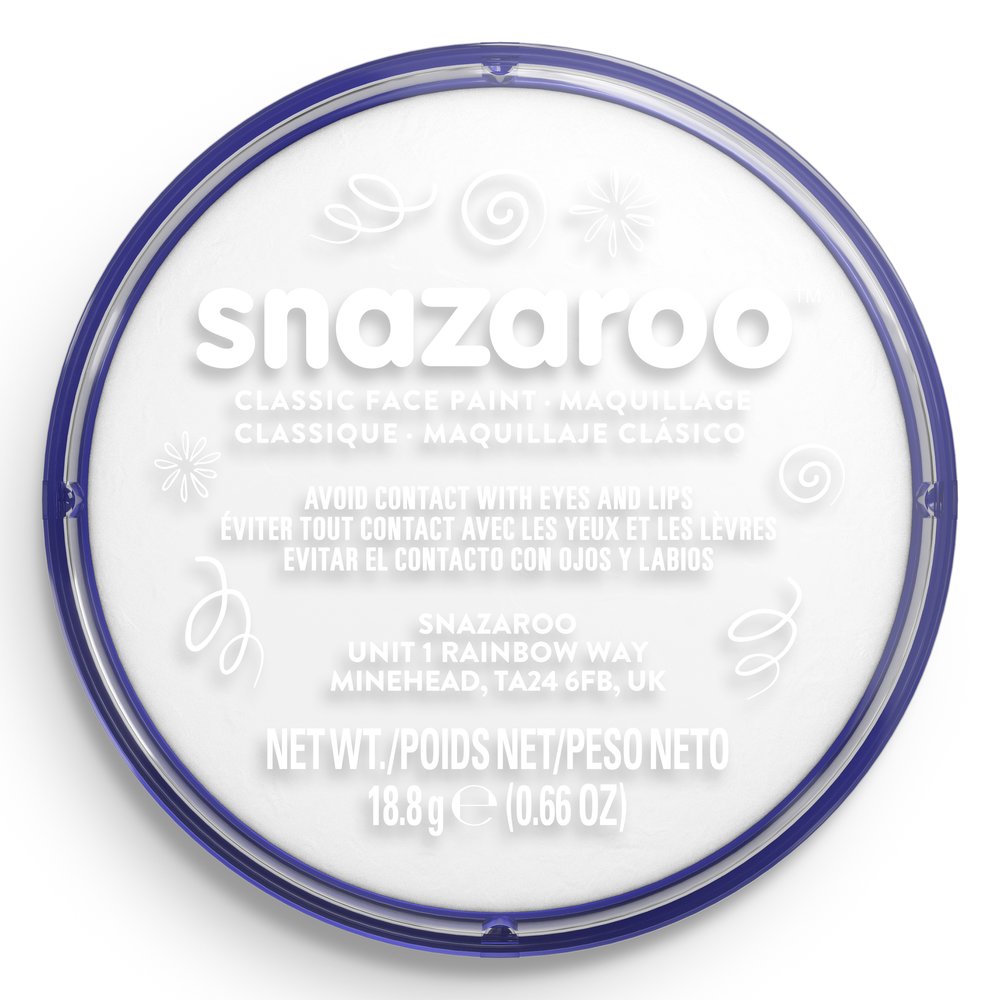 Snazaroo Single Colours White