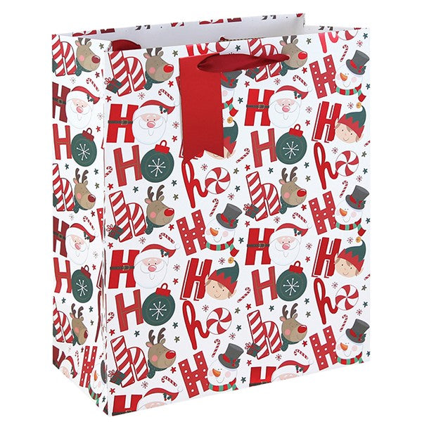 HOHOHO White Kraft Bag Large