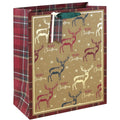 Tartan Woodland Kraft Bag Large