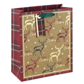 Tartan Woodland Kraft Bag Medium