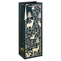 Gold Woodland Embossed Bottle Bag