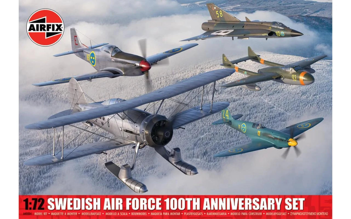 Airfix Swedish 1:72 Air Force 100th Anniversary Set