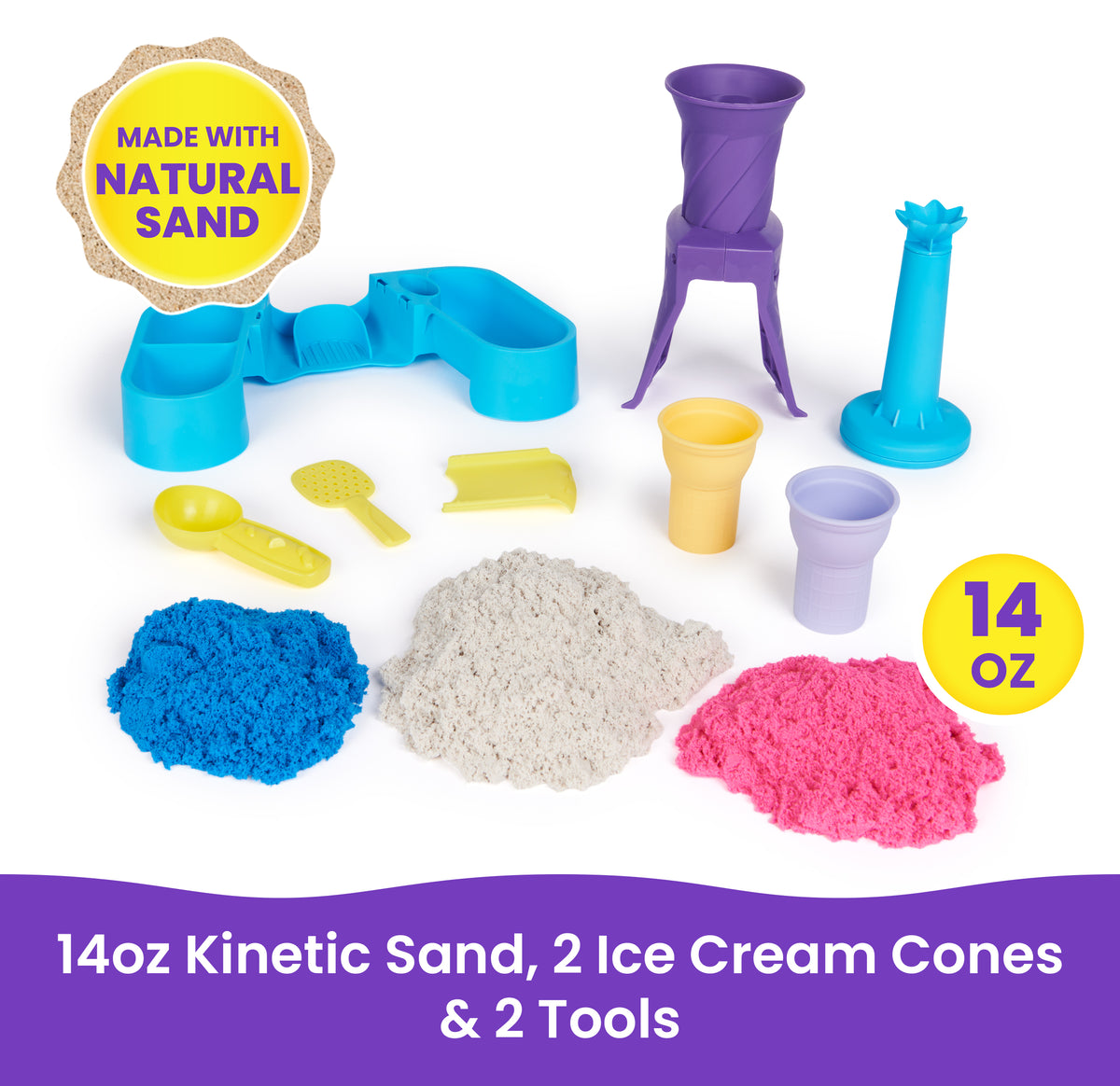 Kinetic Sand Soft Serve Station