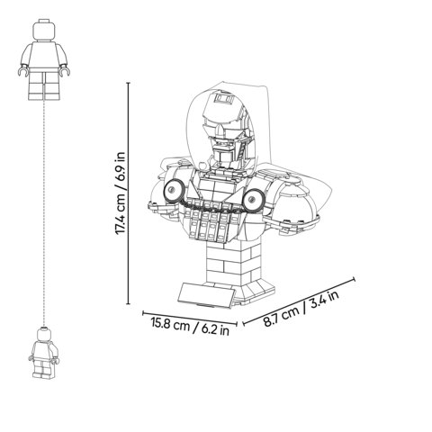 Lego Marvel Doctor Doom Bust