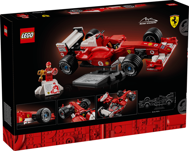 Lego Icons Ferrari F2004 & Michael Schumacher
