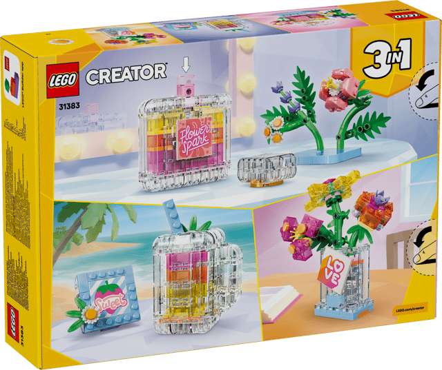 Lego Creator Floral Decor Perfume Bottle