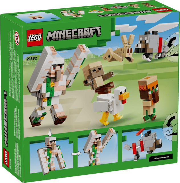 Lego Minecraft Chicken Jockey Desert Attack