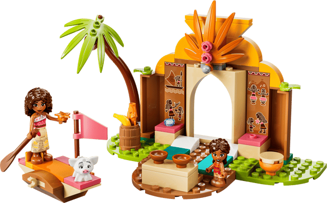 Lego Disney Moana Village House And Boat