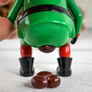 Pooping Elf with Jelly Beans