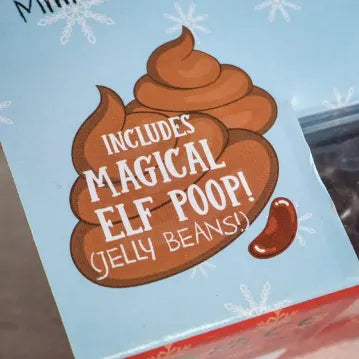 Pooping Elf with Jelly Beans