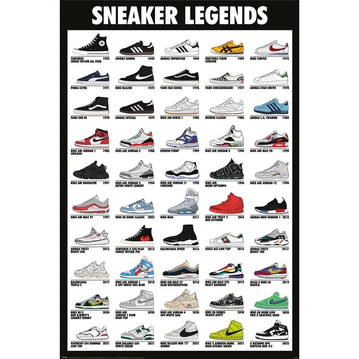 16 Sneaker Legends Maxi Poster
