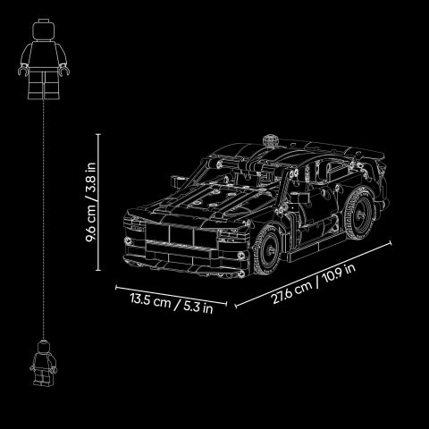 Lego Technic Custom Garage Ford Mustang GT Car