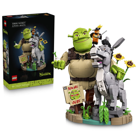 Lego Shrek, Donkey & Puss In Boots