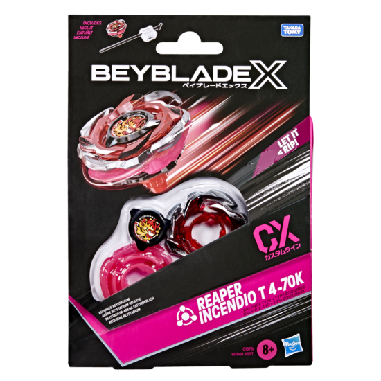 Beyblade X Booster Single Top CX Starter Set Reaper Incendio T 4-70K