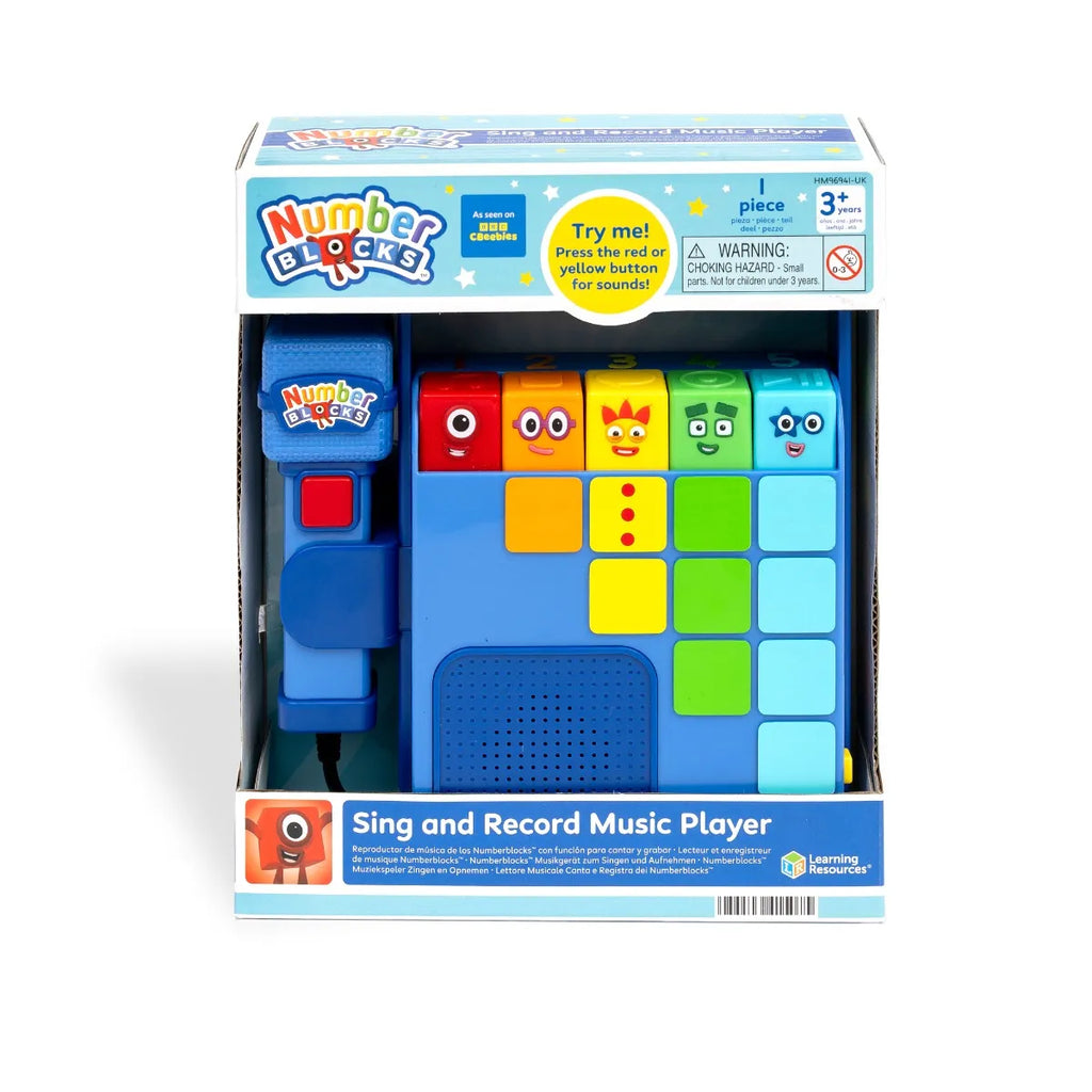Numberblocks Sing & Record Music Player