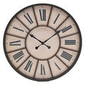 Hometime 41cm Roman Dial Panelled Wall Clock