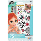 75 Wash Off Tattoos Coloured