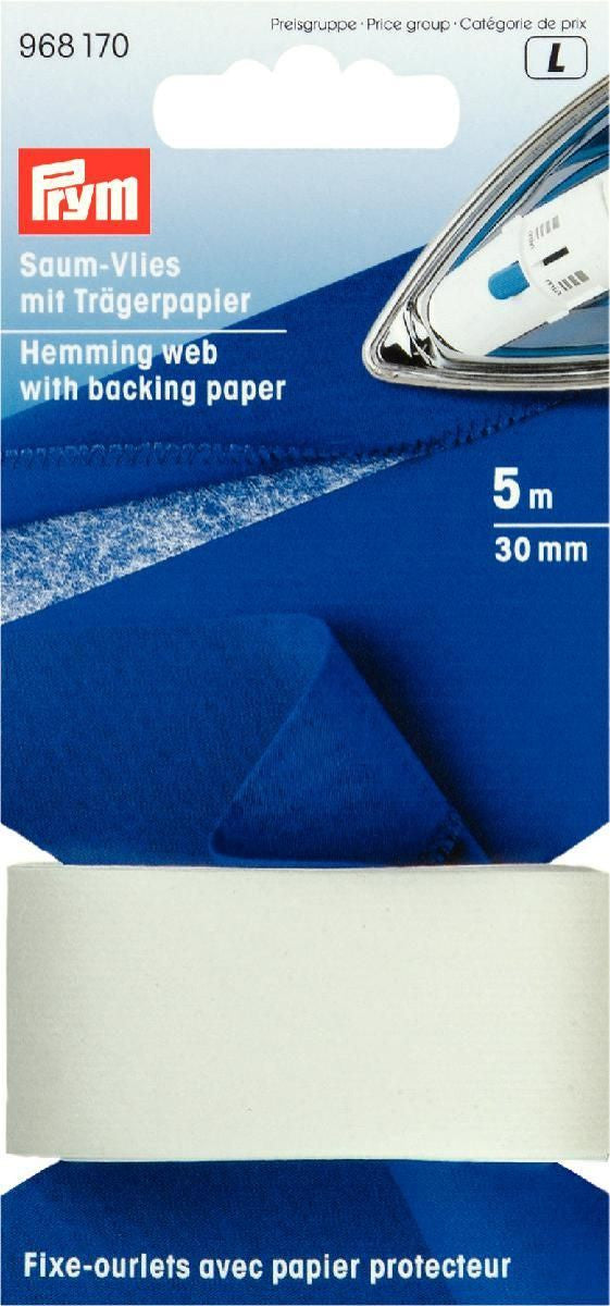 Prym Hemming Web With Backing Paper 30mm x 5m