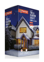 Premier 720 Multi-Action LED Clear Cable Cluster Lights With Timer Enchanted