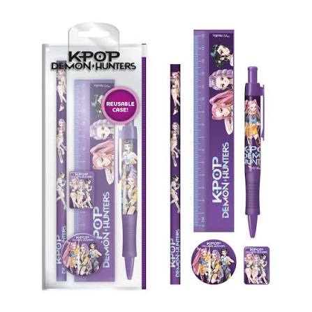 K-Pop Demon Hunters Huntrix 5pc Stationary Set