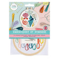 Simply Make Embroidery By Numbers Kit 5" Seashells