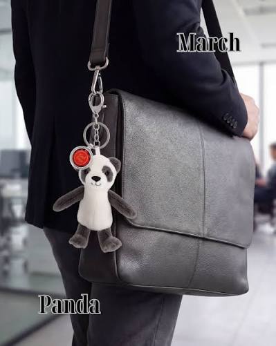 14cm Keeleco Enchanted World Panda Bag Charm