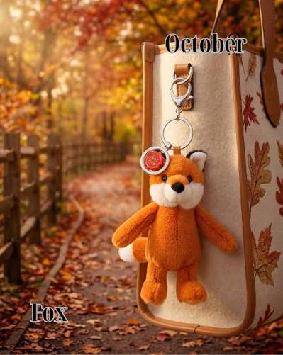 14cm Keeleco Enchanted World Fox Bag Charm