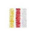 Premier 2mx10cm Tinsel Gold/Red/Silver