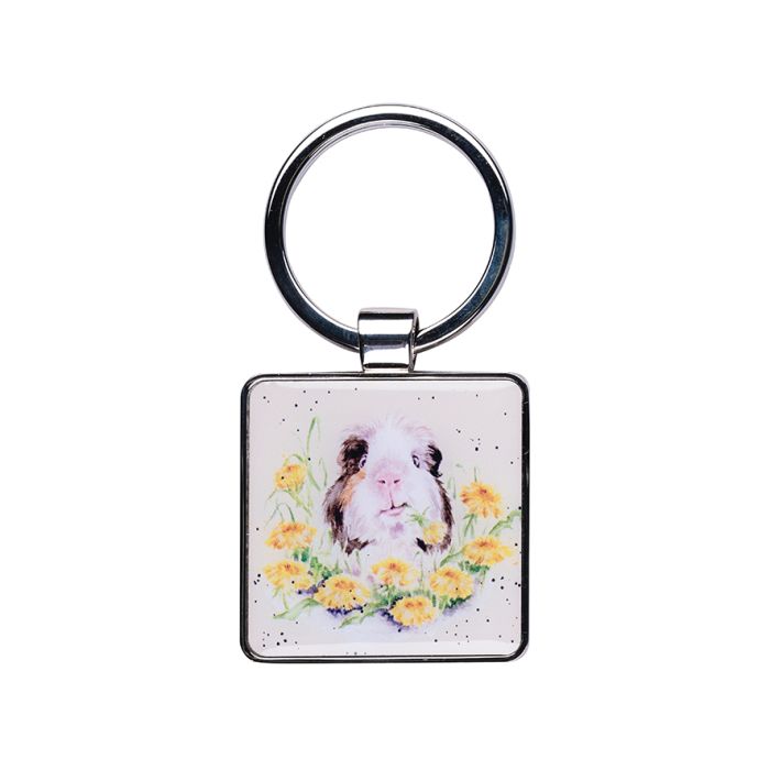 Wrendale Keyring - Guinea Pig Dandy Day