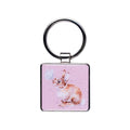 Wrendale Keyring - Rabbit i spy a Butterfly