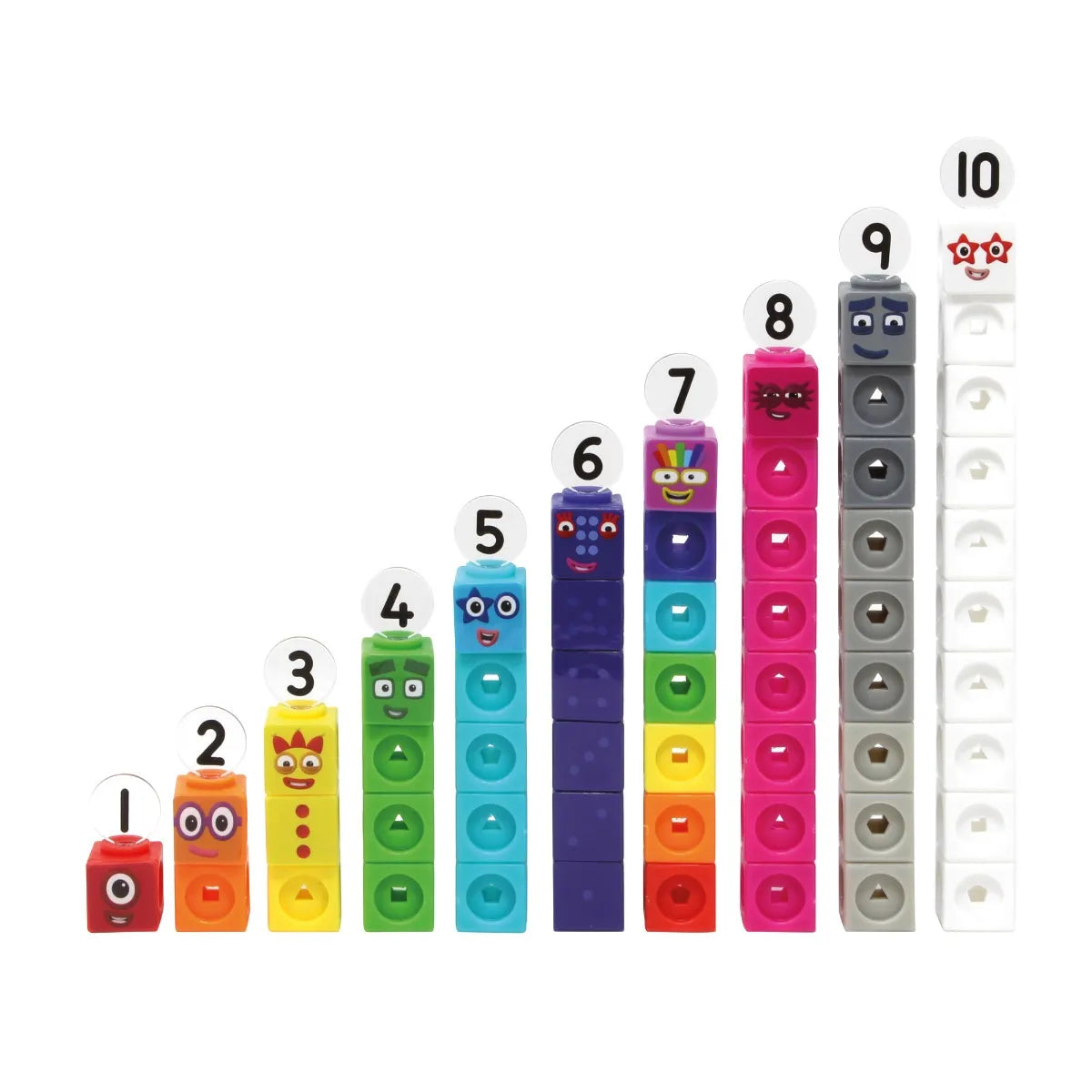 Numberblocks Mathlink Cubes 1-10