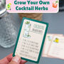 Seed to Sip Cocktail Herb Growing Kit