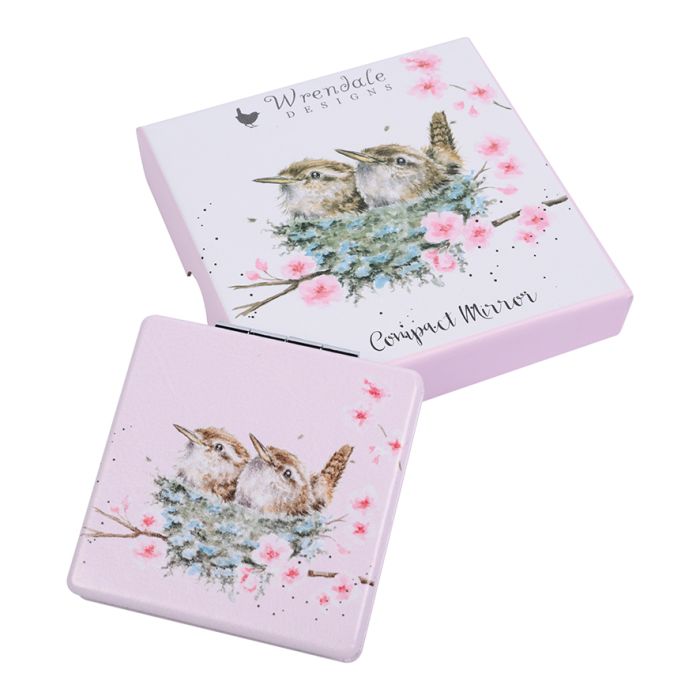 Wrendale Compact Mirror Wren